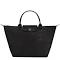 Longchamp Medium Le Pliage Green Tote Bag - Black