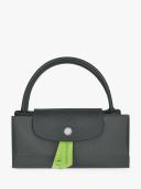 Longchamp Le Pliage Green Nylon Satchel