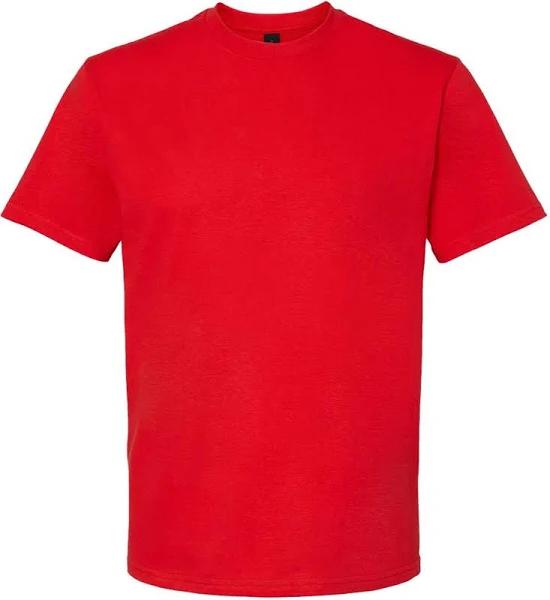 Gildan Unisex Adult Softstyle Midweight T-Shirt Red L Ringspun Cotton Unisex T-Shirt