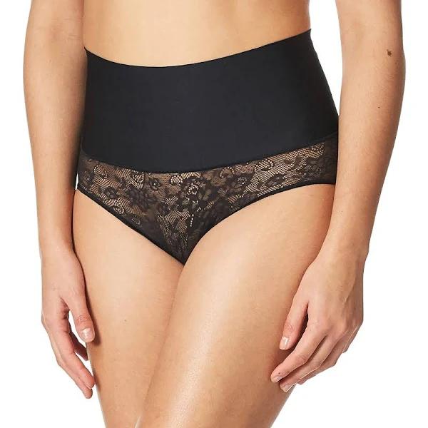 Maidenform Dm0051 Tame Your Tummy Brief - Black Lace, S