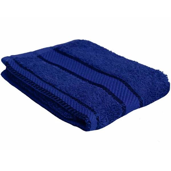 100% Cotton Royal Blue Towels | Face Washer