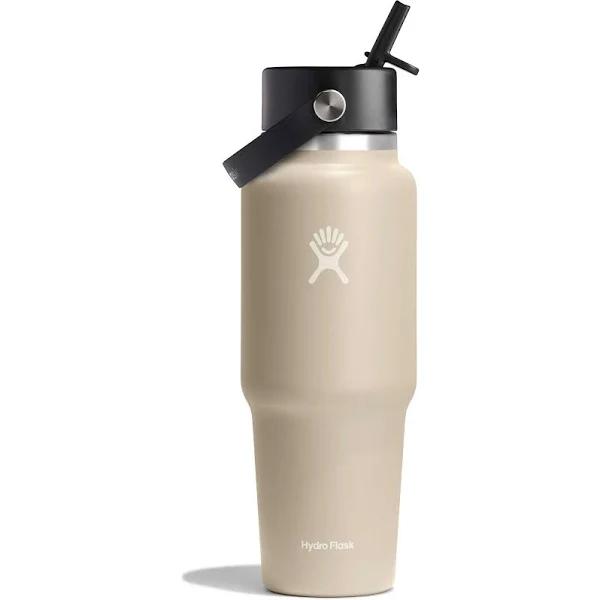 Hydro Flask 32oz / 946ml Wide Mouth Travel Bottle + Flex Straw Cap - Water Bottle