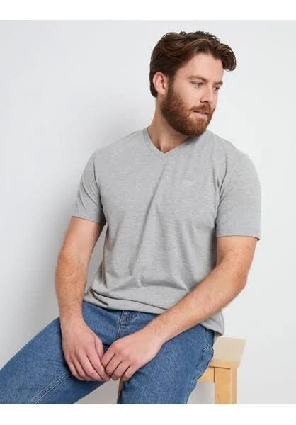 Rivers - Mens Tops - Short Sleeve Basic V-Neck Tee