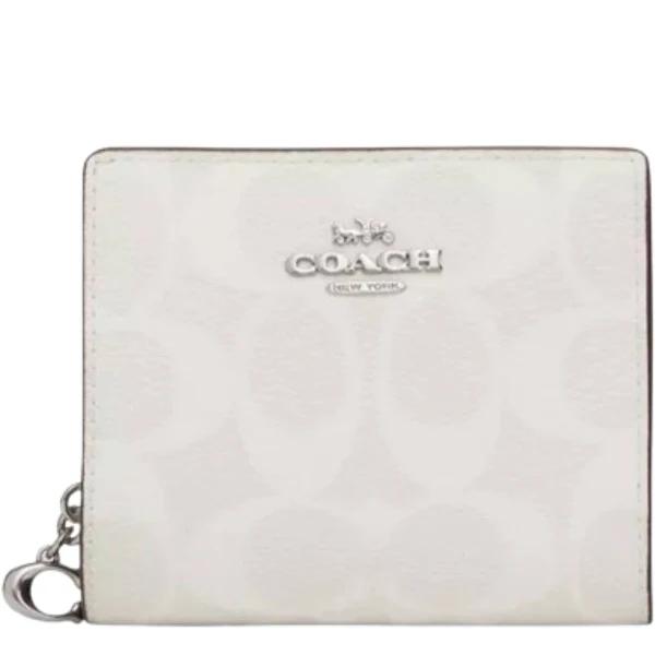 Coach - Snap Wallet in Signature Canvas - 196395197798