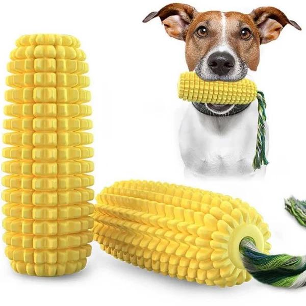 Corn-shaped Dental Chew Dog Toy - AfterPay & zipPay Available