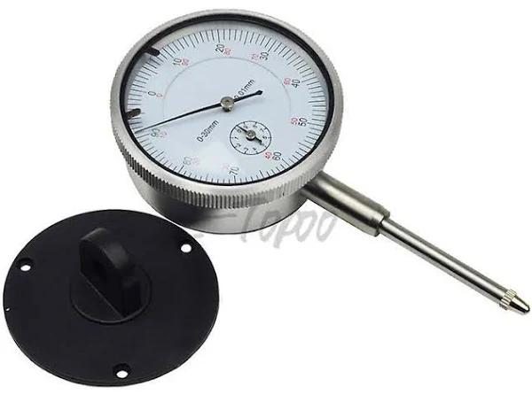 Dial Indicator 0-30mm 0.01mm with Lug Dial Gauge Indicator Micrometer Caliper Table of Measuring Tools High Quality