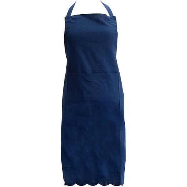 Apron - Stonewashed - Scallop Edge Navy