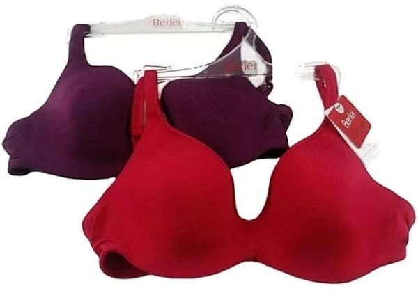 2 x Berlei Barely There Bras Contour Underwire Bra Womens (42K)