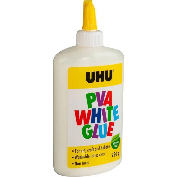 UHU White PVA Glue 250mL