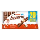 Kinder Bueno Milk Chocolate Covered Wafer Hazelnut Filling 43g x 10