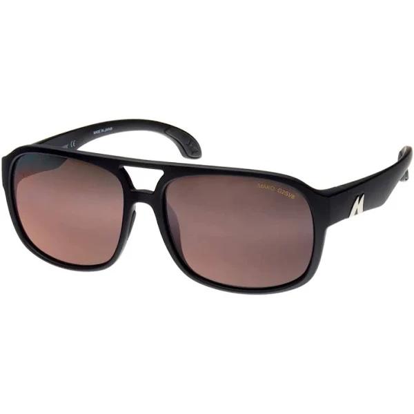 Mako Harries Glass Lens Sunglasses M01-G2SV8 Rose Graduated