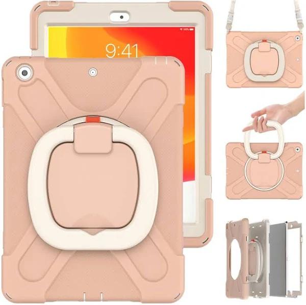 WIWU B-OnePiece Tablet Case+Neck Strap for Samsung Galaxy Tab S6 Lite 10.4inch-Rose Gold - AfterPay & zipPay Available