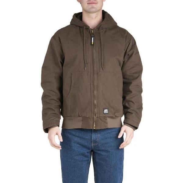 Berne Men's Modern Hooded Jacket - Bark - 4XL - Regular