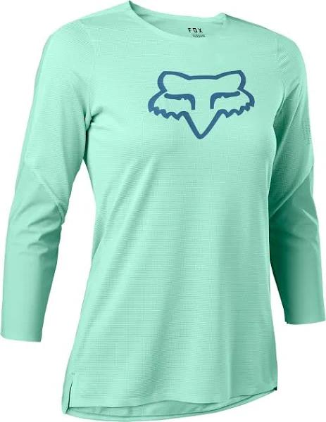 Fox Flexair 3/4 Jersey Womens - Jade - XS