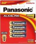 Panasonic AAA Alkaline Batteries 4 Pack