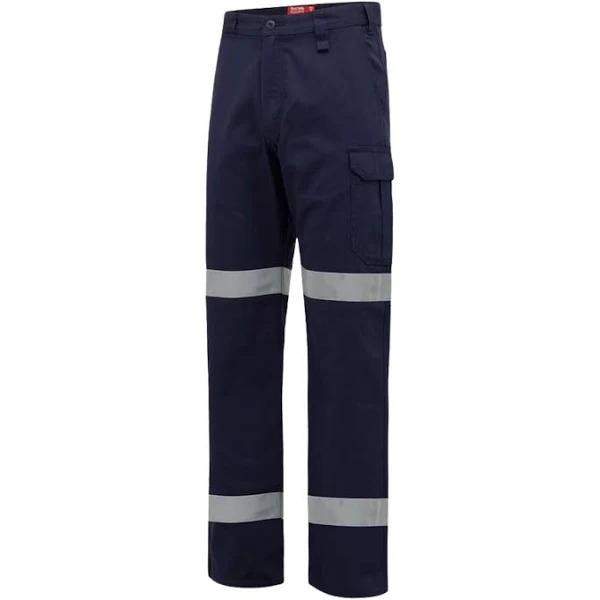 Hard Yakka Women's Cargo Drill Pant With Tape - Navy 24