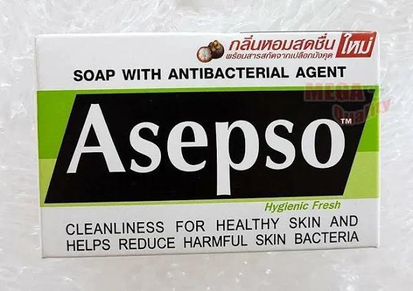 Asepso Hygienic Fresh Antibacterial Bar Soap 80 G