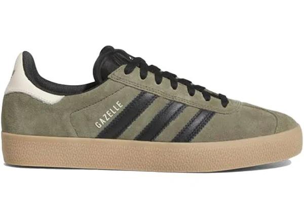 Adidas Gazelle ADV Olive Shoes - Size 8.5 - Olistr/cblack/ectrin