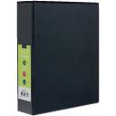 J.Burrows Recycled Insert Binder A4 4 D-Ring 50mm Black