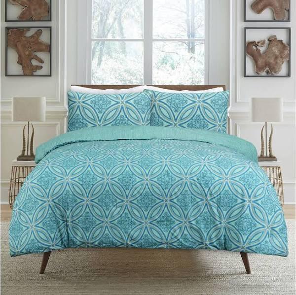 3-Piece Microfiber Comforter Set Warm and Cozy Bedding Comforters & Set - Geometric