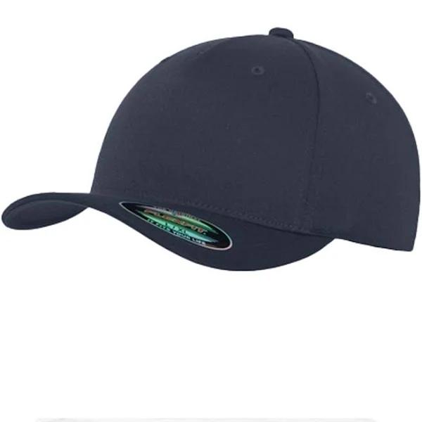 Flexfit Unisex 5 Panel Cap Greyish Navy L/XL Polyester Elastane Unisex Adult Cap