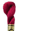 DMC Pearl Cotton Skein Size 5 27.3yd Medium Garnet