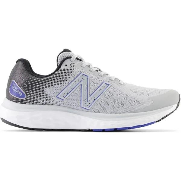 New Balance 680 V7 2E Mens Running Shoes Grey/Blue US 9.5