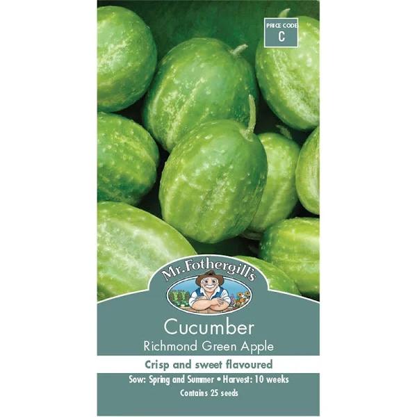 Mr Fothergill's Richmond Green Apple Cucumber Vegetable Seeds