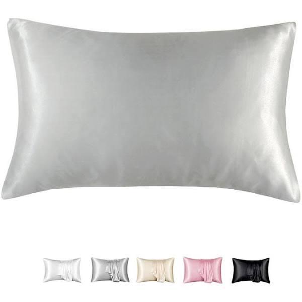 6A Grade Pure Mulberry Silk Pillowcase 48x74cm Grey