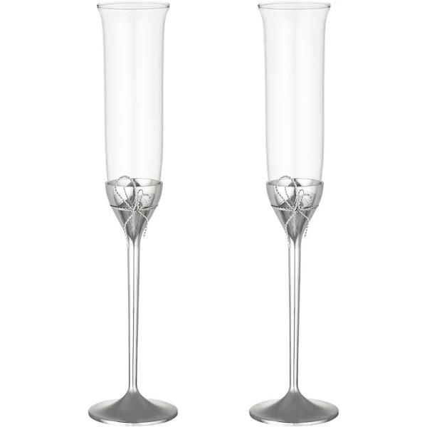 Vera Wang by Wedgwood Love Knots Toasting Flute Pair