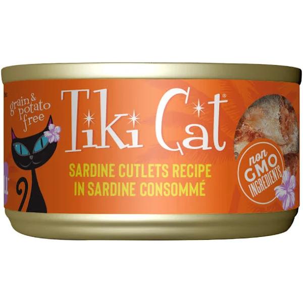 Tiki Cat Grill Tahitian Sardine Cat Can 80g X12