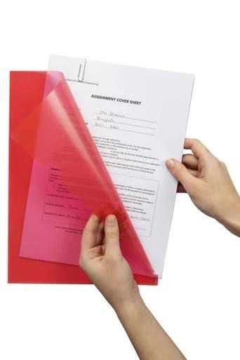 Marbig Letter File A4 Poly Red