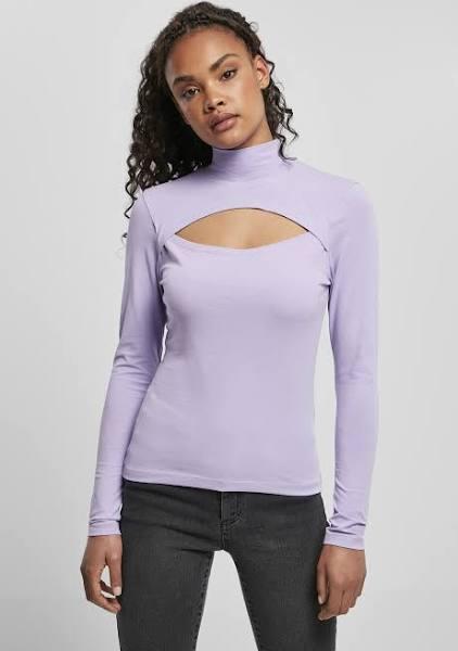 Urban Classics Long Sleeve Turtleneck in Purple S