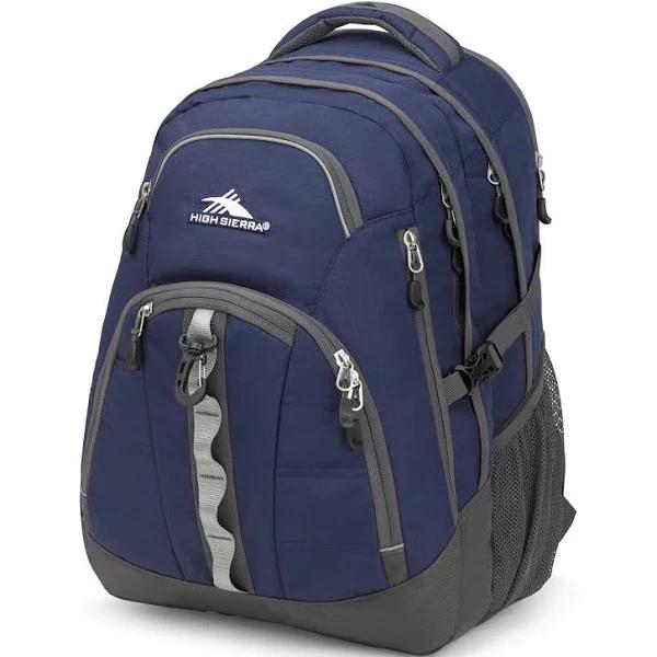 High Sierra Access 2.0 Laptop Backpack, One Size, True Navy/Mercury