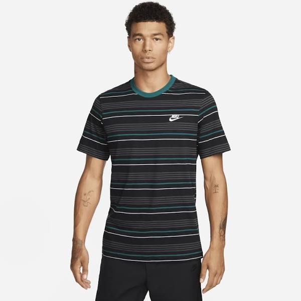 Men's Nike Club Stripe T-Shirt - Black