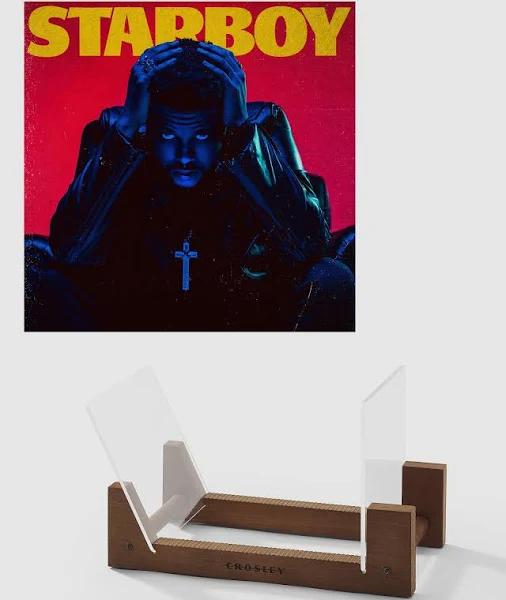 The Weeknd Starboy Double Vinyl Album & Record Storage Display Stand