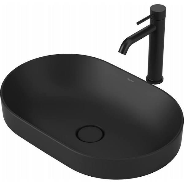 Caroma Liano II 530mm Pill Inset Basin – Matte Black - 852700MB