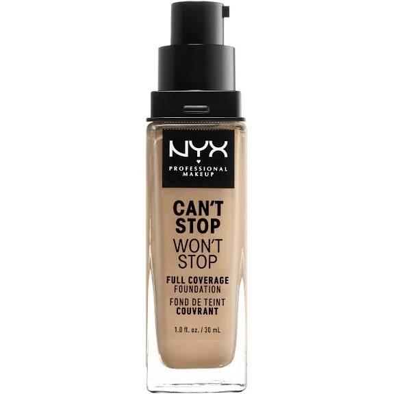 NYX Can't Stop Won't Stop Full Coverage Foundation True Beige 30ml