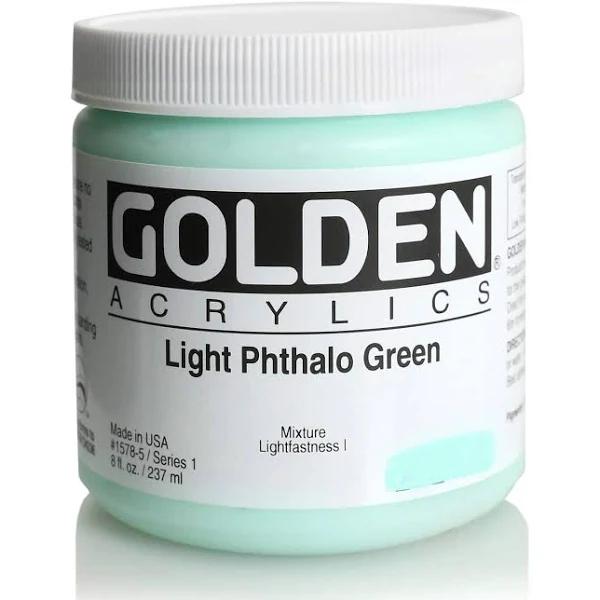 Golden : Heavy Body Acrylic Paint : 236ml : Light Phthalo Green I