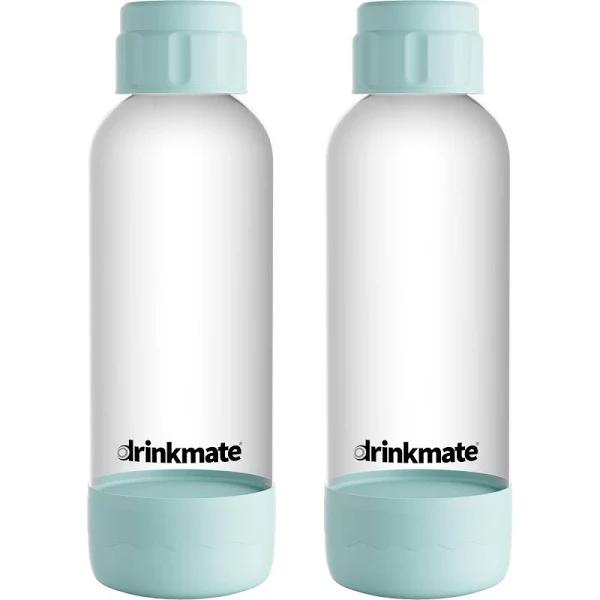 Drinkmate Twin Pack 1 Litre Bottles - Arctic Blue