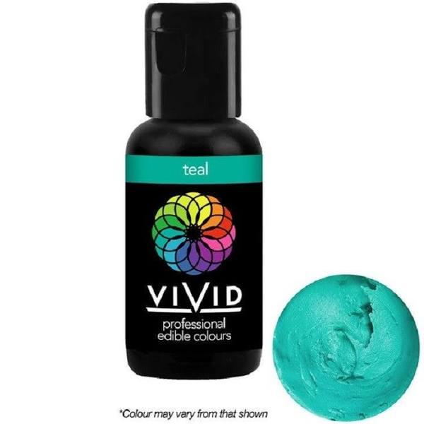 Vivid Gel Colour Teal 21g