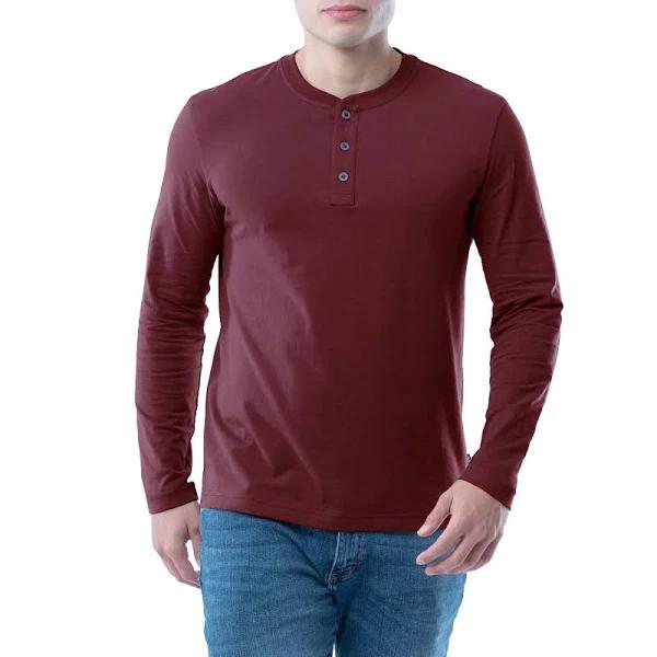 Lee Men's Long Sleeve Soft Washed Cotton Henley T-Shirt