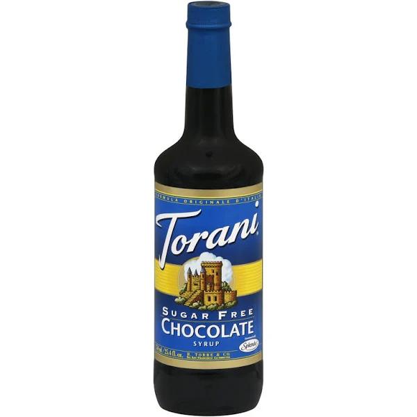 Torani Sugar Free Syrup, Chocolate - 750 ml bottle