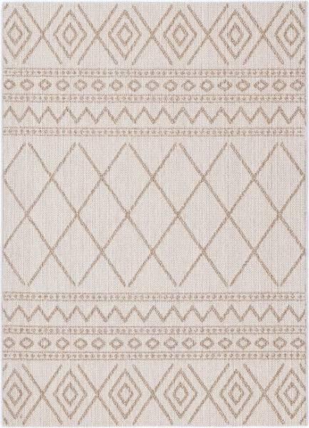 Enya Beige Indoor Outdoor Rug - 80x300cm