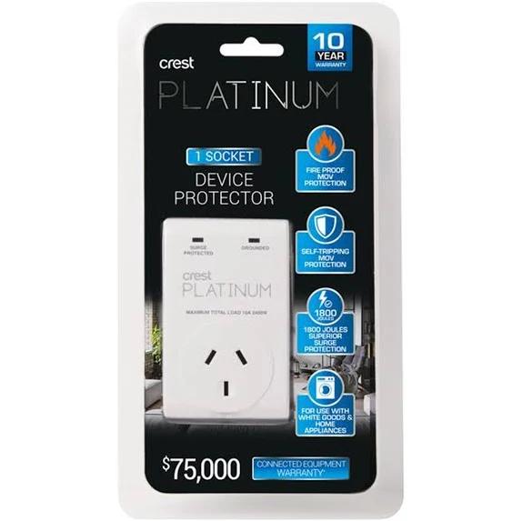 Crest Platinum Surge Protector - 1 Socket