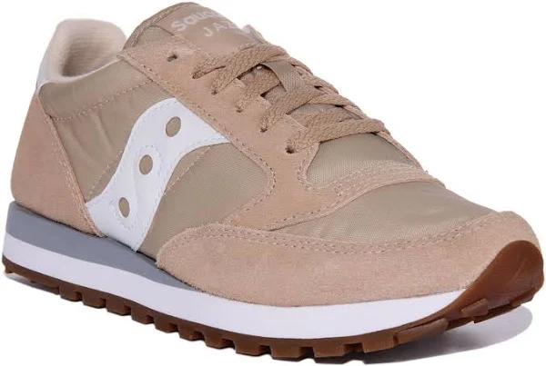 Saucony Beige / White Jazz Original Trainers