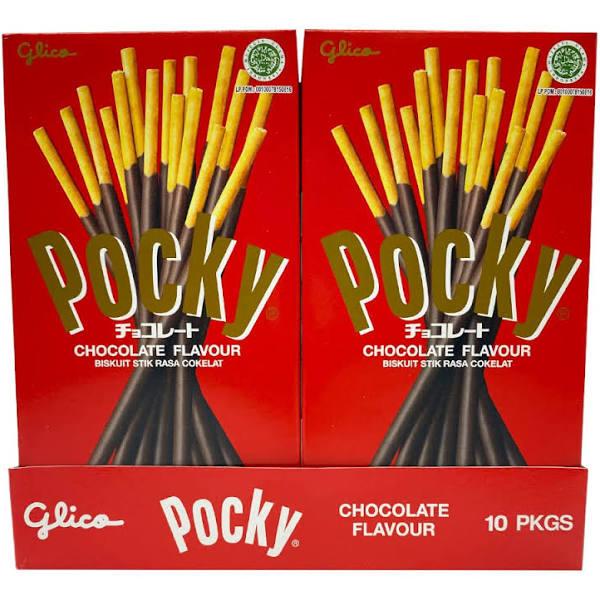 Pocky Chocolate Covered Biscuit Sticks 10 Pack 470g