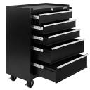 Giantz 5 Drawer Mechanic Tool Box Storage Trolley - Black