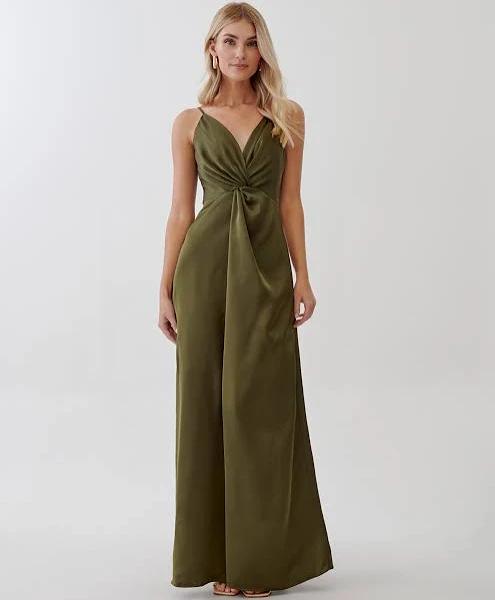 CHANCERY - Women's Green Maxi Dresses - Vallie Dress - Size 10 at The Iconic