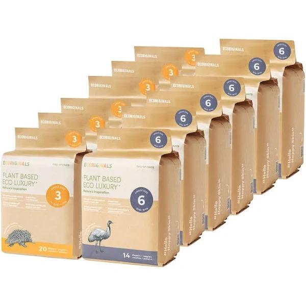 Value Bundle: 12 Packs of Nappies - Infant (5-8kg) / Newborn (0 To 4.5kg)